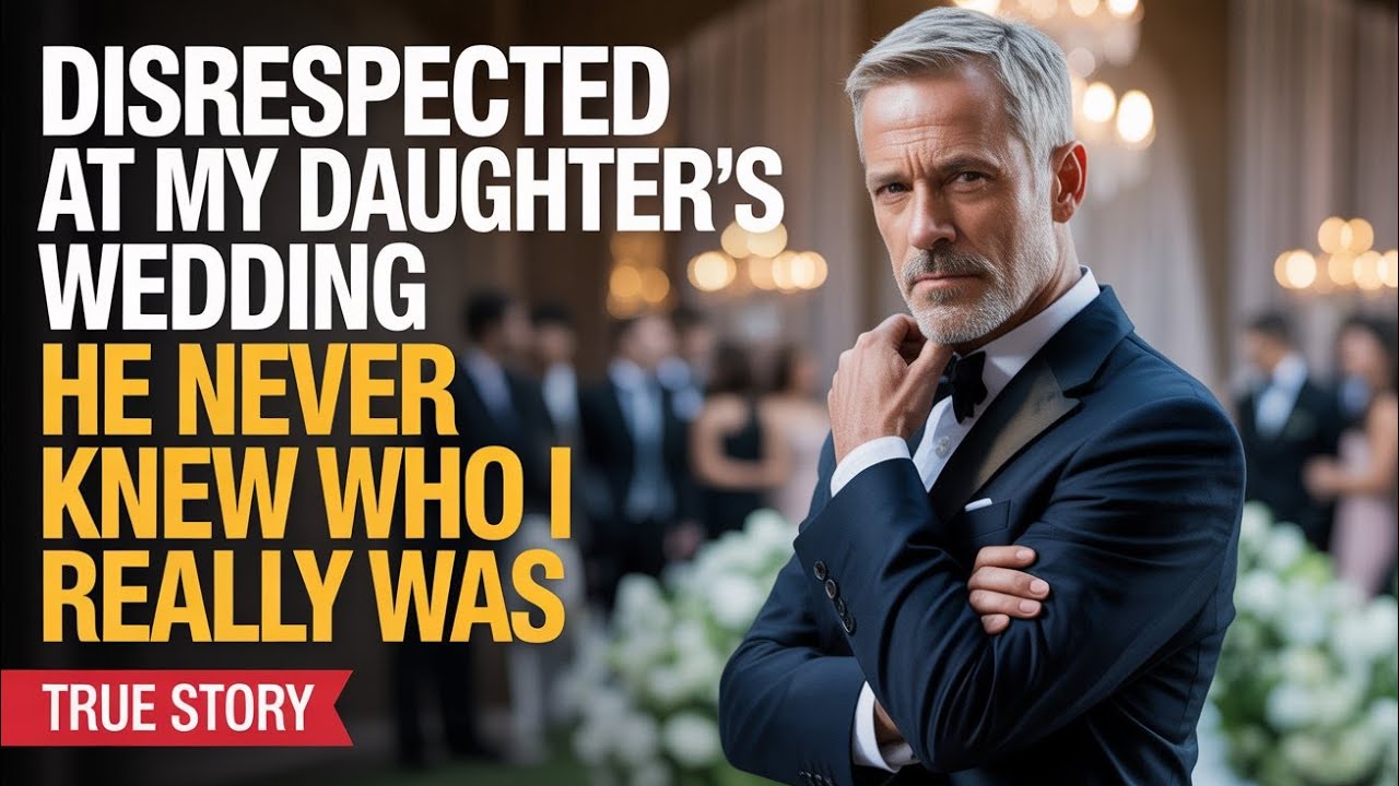 He Disrespected Me at My Daughter's Wedding — He Never Knew Who I Really Was