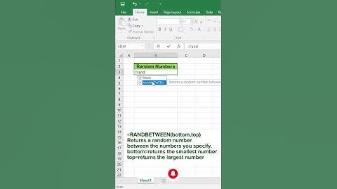 Boost Your Excel Skills: Master the RANDBETWEEN Function for Random Number Generation