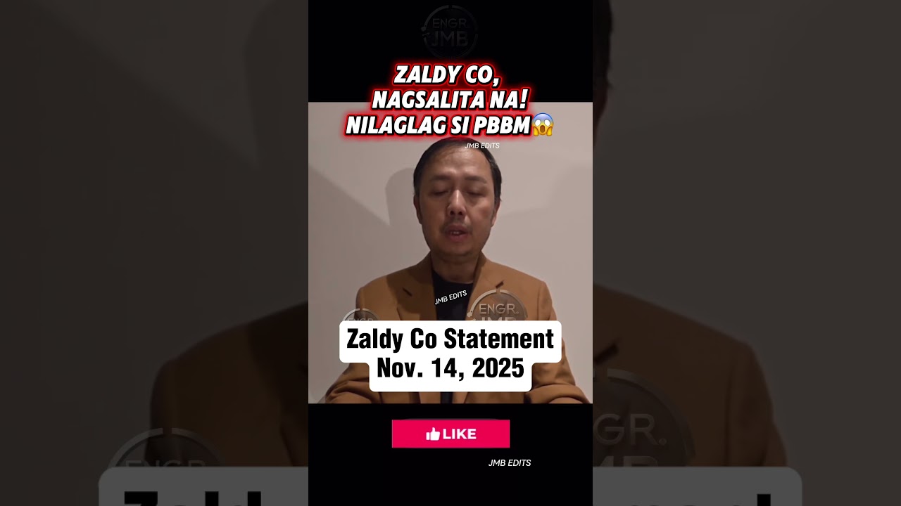 Zaldy Co nagsalita na😱#zaldyco #floodcontrol #floodcontrolprojects #bongbongmarcos #pbbm