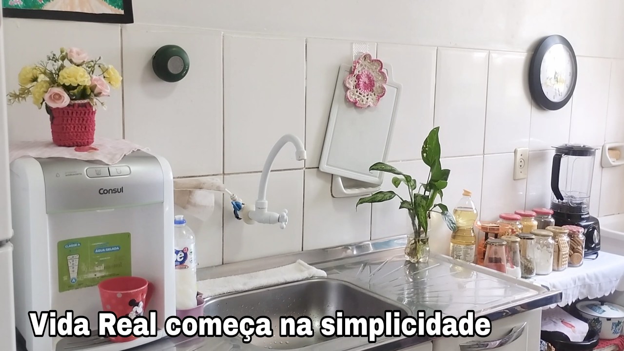 Longe das influência encontro vida real na simplicidade da minha cozinha
