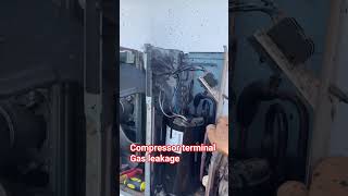 Compressor Terminal se Gas Leakage 😱 | Real Fault + Complete Solution #daikin #vrv #vrv4 #ac #vrv3