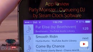 App Review: Party Monster - Queueing DJ by Steam Clock Software | iDonaldLouch screenshot 5