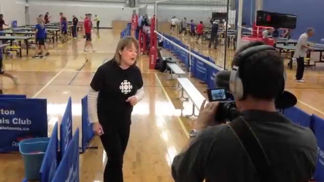 CBC's Our Edmonton Visits Edmonton Table Tennis Club YouTube