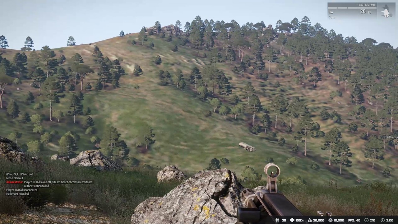 ArmA 3 Wasteland | Max Settings 200% Scaling | Core i7-7700k + GTX 1080 |