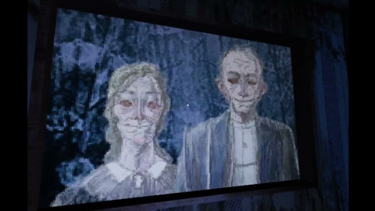 The Portraits, cursed ps1 game where paintings want to take your soul