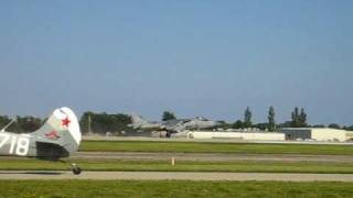 Harrier Jump Jet Takes Off At Oshkosh