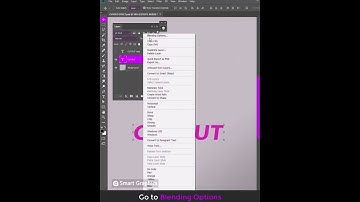 Cutout Text Effect #Photoshop #shorts