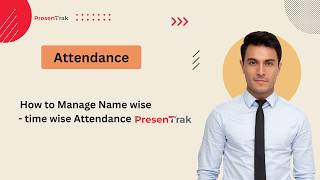 How to Manage Employee Attendance | Name Wise &amp; Time Wise Report Part 12