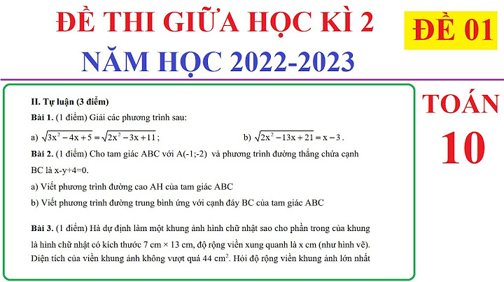 Hướng dẫn giải toán dư hk2 lớp 10 năm 2024