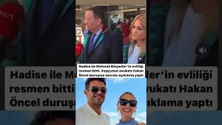 Hadise Ile Mehmet Dinçerlerin Evliliği Bitti