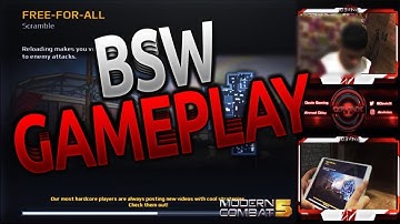 Modern Combat 5 BSW Gameplay with facecam !!