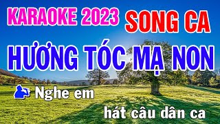 Hương Tóc Mạ Non Karaoke Song Ca Nhạc Sống - Phối Mới Dễ Hát - Nhật Nguyễn