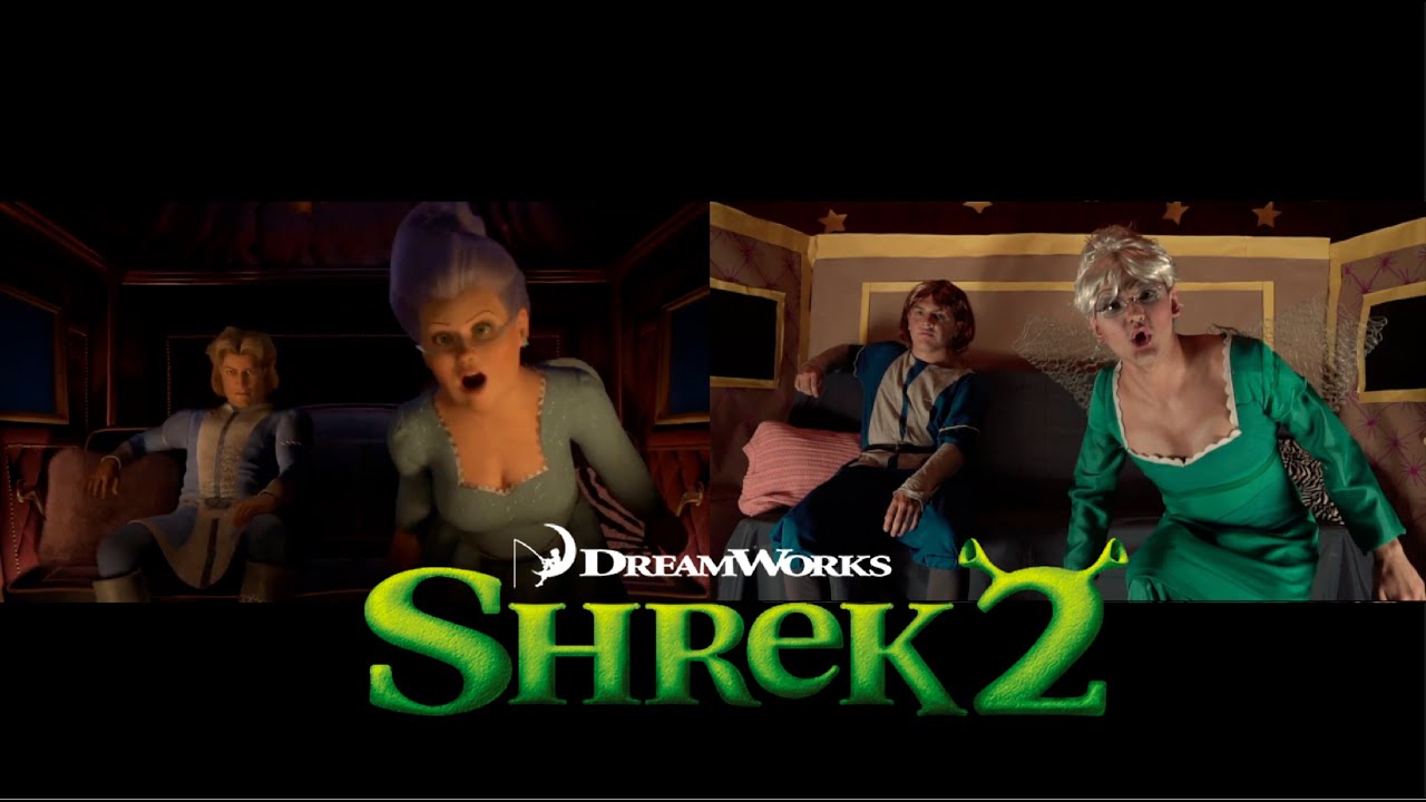 SHREK 2 / Escena del carruaje / Live action