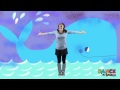 Preschool learn to dance big blue whale