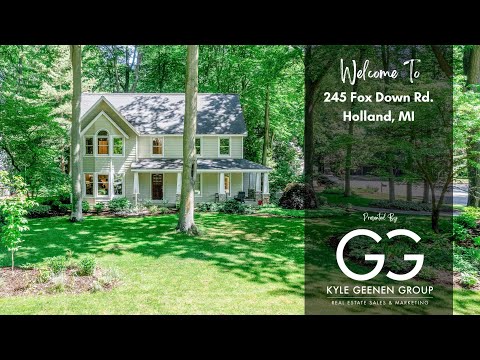 245 Fox Down Rd., Holland, MI home video tour