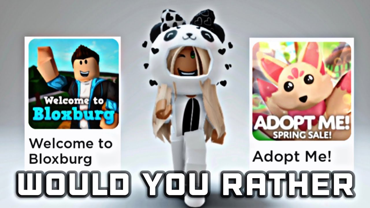 Would You Rather Roblox Games Edition YouTube 