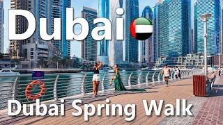 Here's What Happening in Dubai now? Dubai Marina Walking Tour 4K🇦🇪