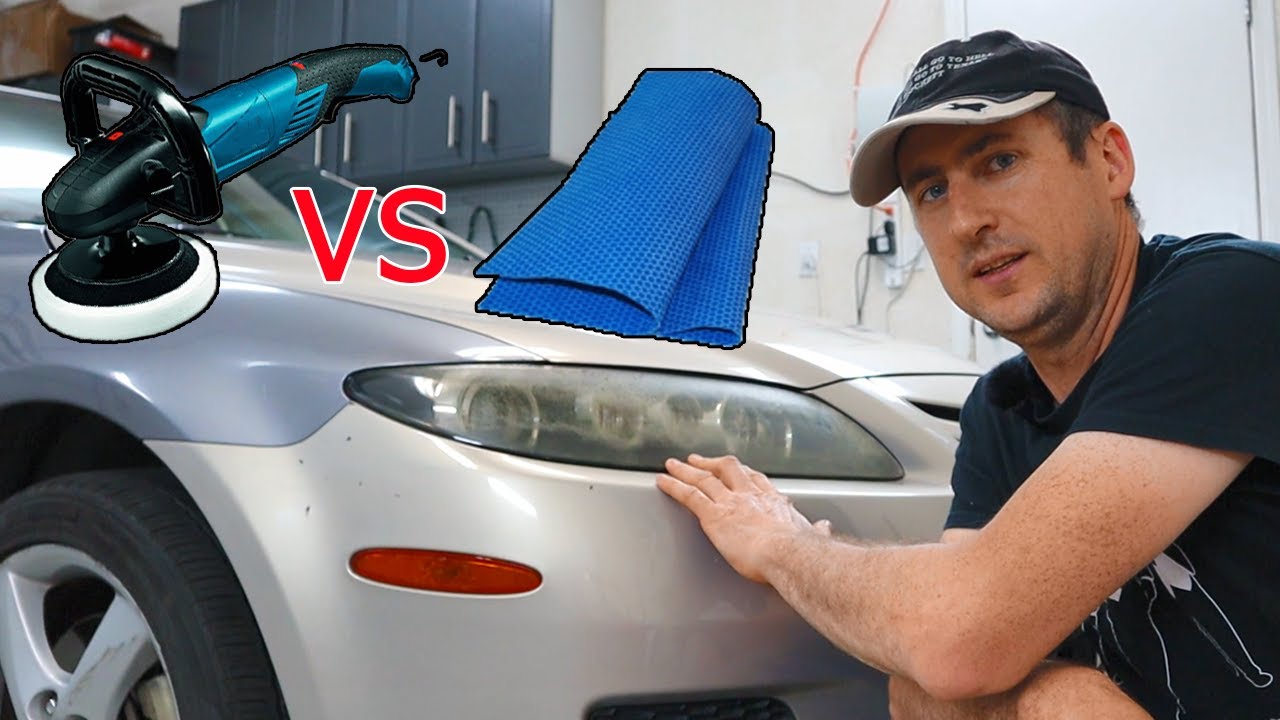 How to polish headlights on your car by yourself / Step by step YouTube