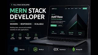 Modern Full Stack Developer Portfolio | React.js, GSAP & MERN Stack Website | Aatif Raza