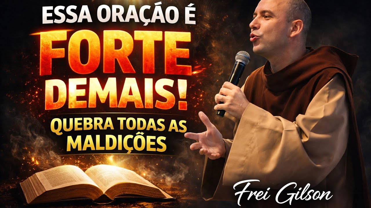 ESSA ORAÇÃO É FORTE DEMAIS! QUEBRA TODAS AS MALDIÇÕES | FREI GILSON@FreiGilsonSomdoMonteOFICIAL