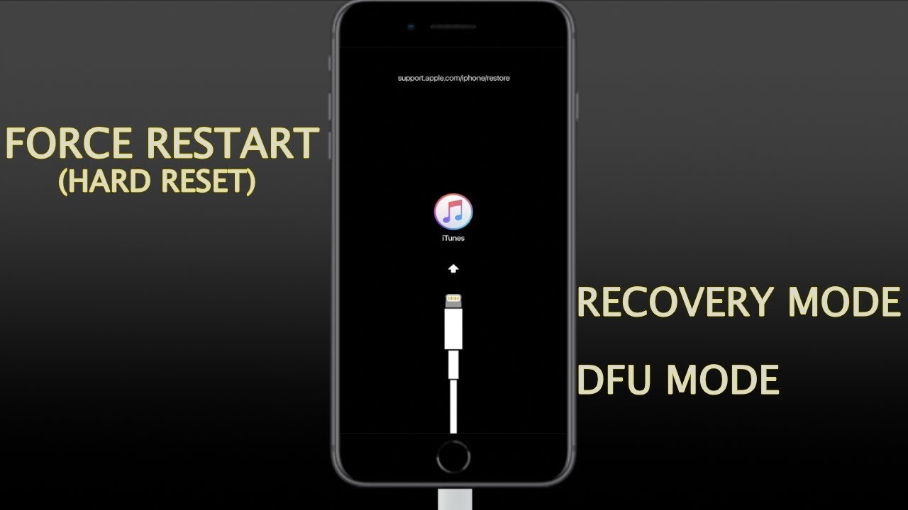 iPhone 11/11Pro/XS/XR/X/8 - How to Force Restart(hard ...