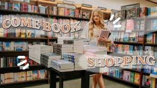 COME BOOK SHOPPING WITH ME \\ cozy fall book shopping + book haul 🍁 bookstore hopping 3 stores!
