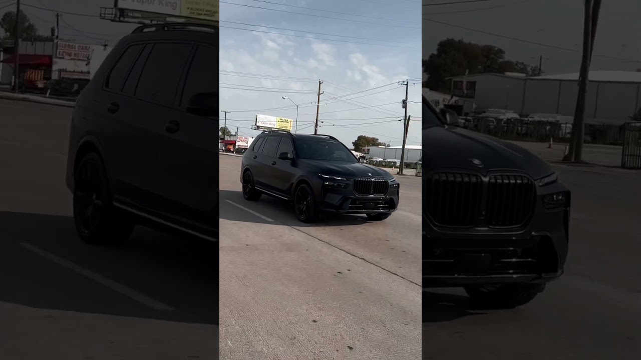 2024 bmw x7 carbon black matte PPF 
