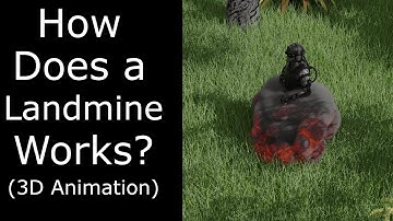 How Does a Landmine Work? (3D Animation)