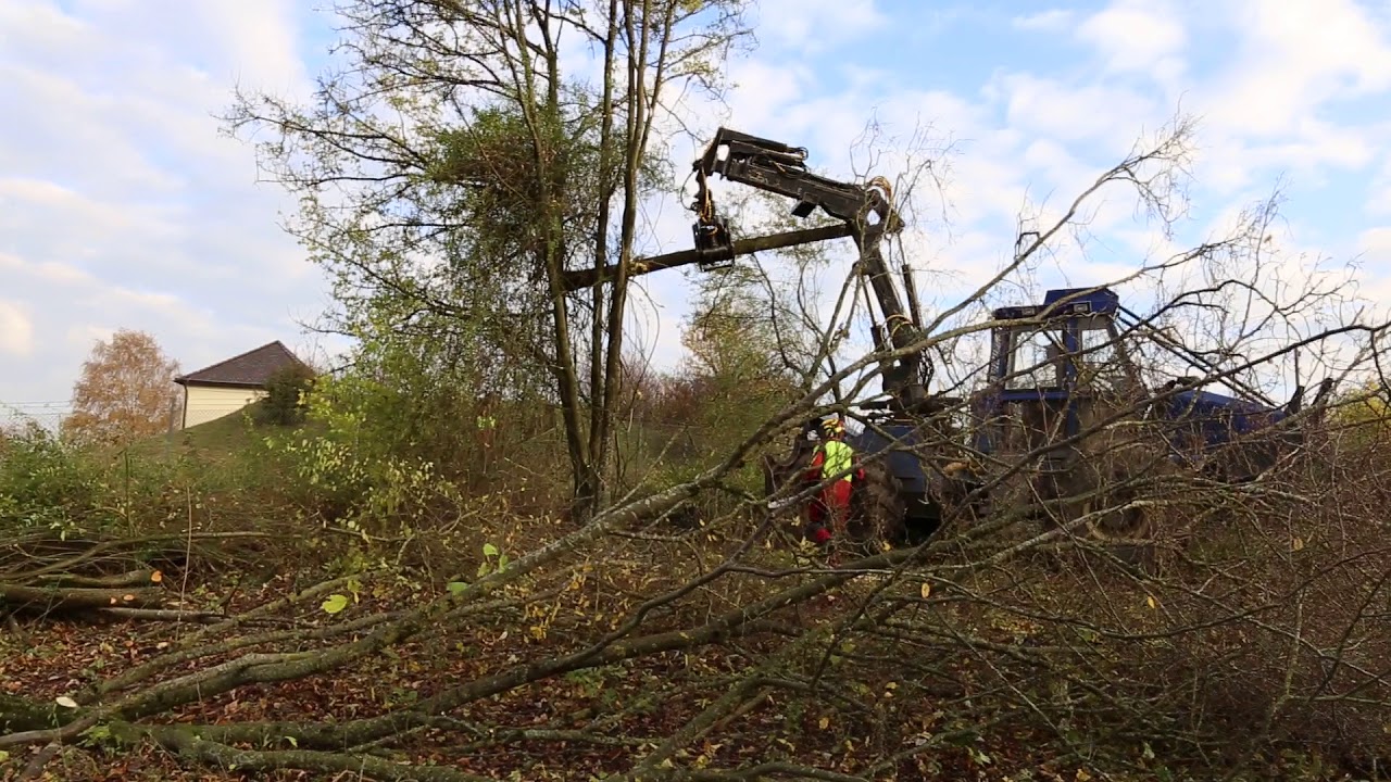Unterstützen der Fallrichtung durch Fixlänge und Skier