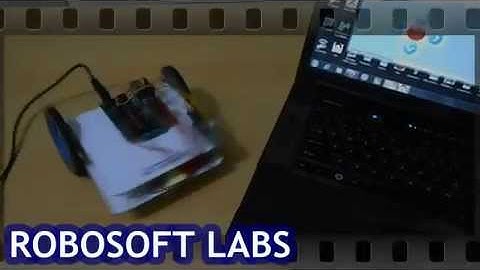 Laptop/Bluetooth Controlled Wireless Robot : Robosoft Labs