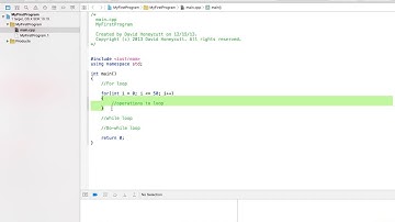 Mac C++ Programming #15 - Intro to Loops