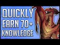 Every source of profession knowledge explained  how to get 70 knowledge super quickly