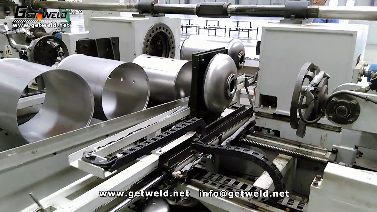 Fully automatic electric water heater production line robot arm YouTube