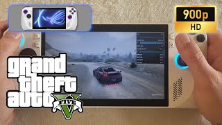 ASUS ROG Ally | GTA 5  online | 900p | AFMF  High settings