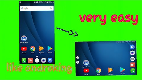 How to force rotate your home screen like androking