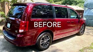 3” Lift Grand Caravan Before and After Photos