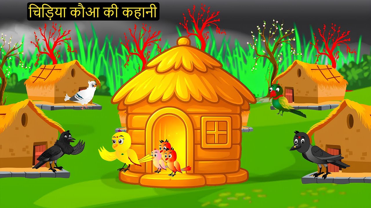 कार्टून | Birds Cartoon | Episode Rano | Chidiya Kauwa Wala Cartoon |Tuni Acchi Cartoon|Chichu TV