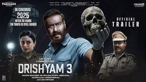 Drishyam 3 - Trailer | Ajay Devgn | Amitabh B, Tabu, Akshaye Khanna, Saurabh Shukla | New Movie 2025
