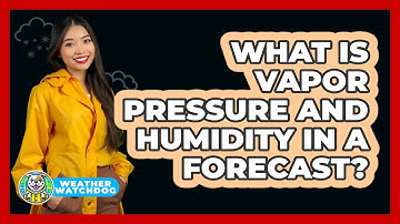 What Is Vapor Pressure And Humidity In A Forecast? - Weather Watchdog