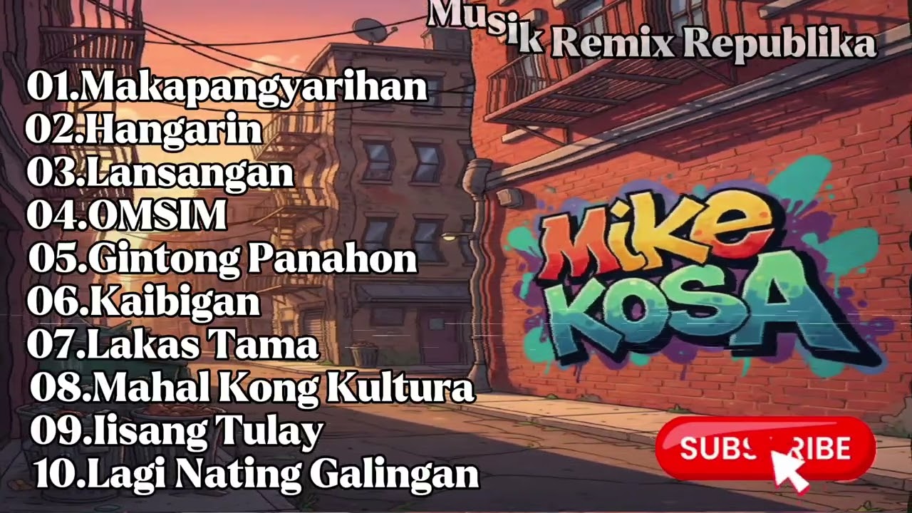 Mike Kosa / Slow Reggae, Rap and Hip-hop Remix @MusikRemixRepublika 