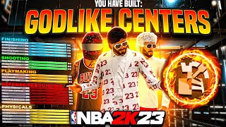 TOP 3 BEST CENTER BUILDS in NBA 2K23! *GAME-BREAKING* DEMIGOD BEST CENTER BUILD in NBA 2K23!