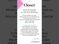 Closer The Chainsmokers Ft Halsey Lyrics Songlyrics Closersong Music 