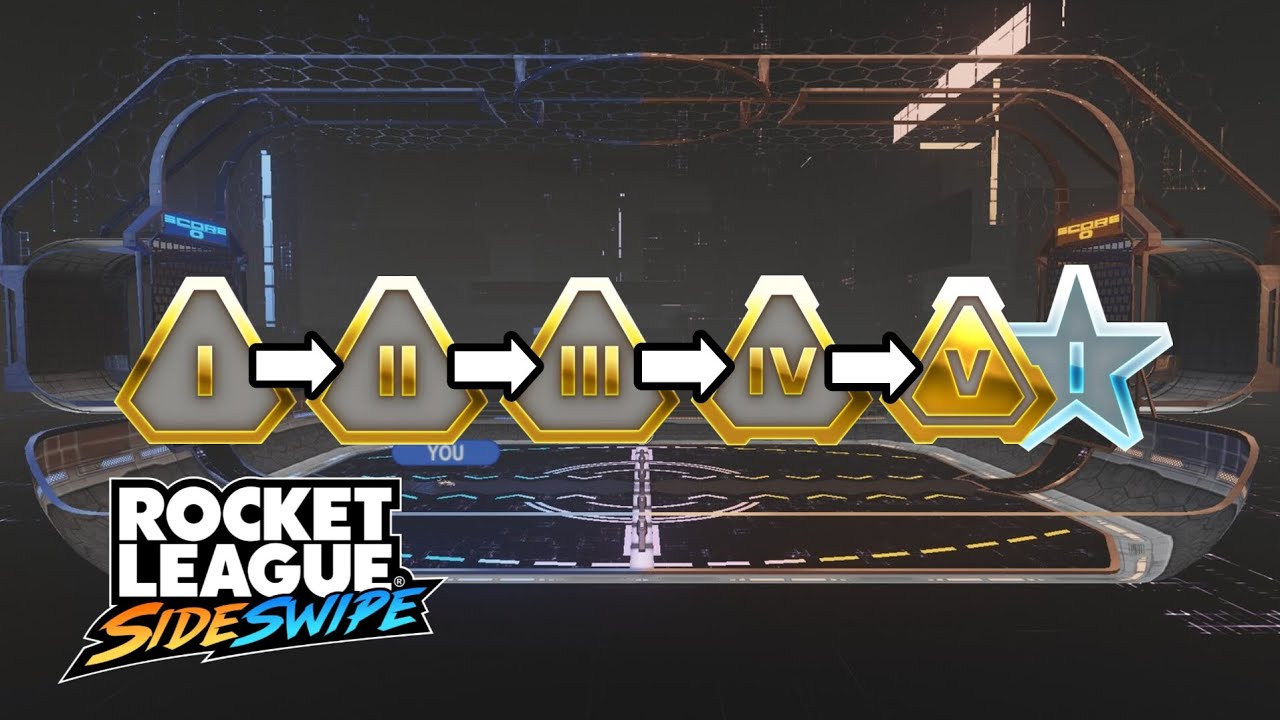 Gold 1 - Platinum 1 | Doubles 2v2 | RL Sideswipe Rank Up Series - YouTube