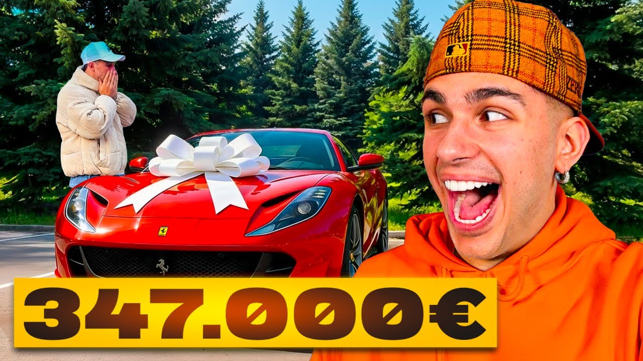 Gli RUBANO la MOTO, quindi gli REGALO una FERRARI!