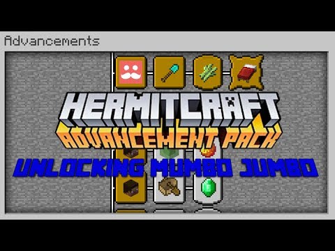 Hermitcraft Advancement Pack - Unlocking Mumbo Jumbo