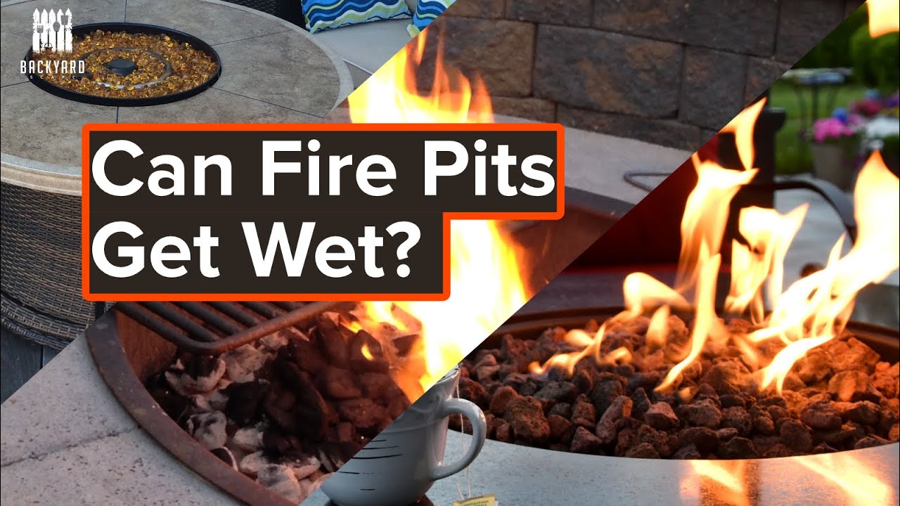 Can Propane Fire Pits Get Wet And What To Do Backyardscape Youtube