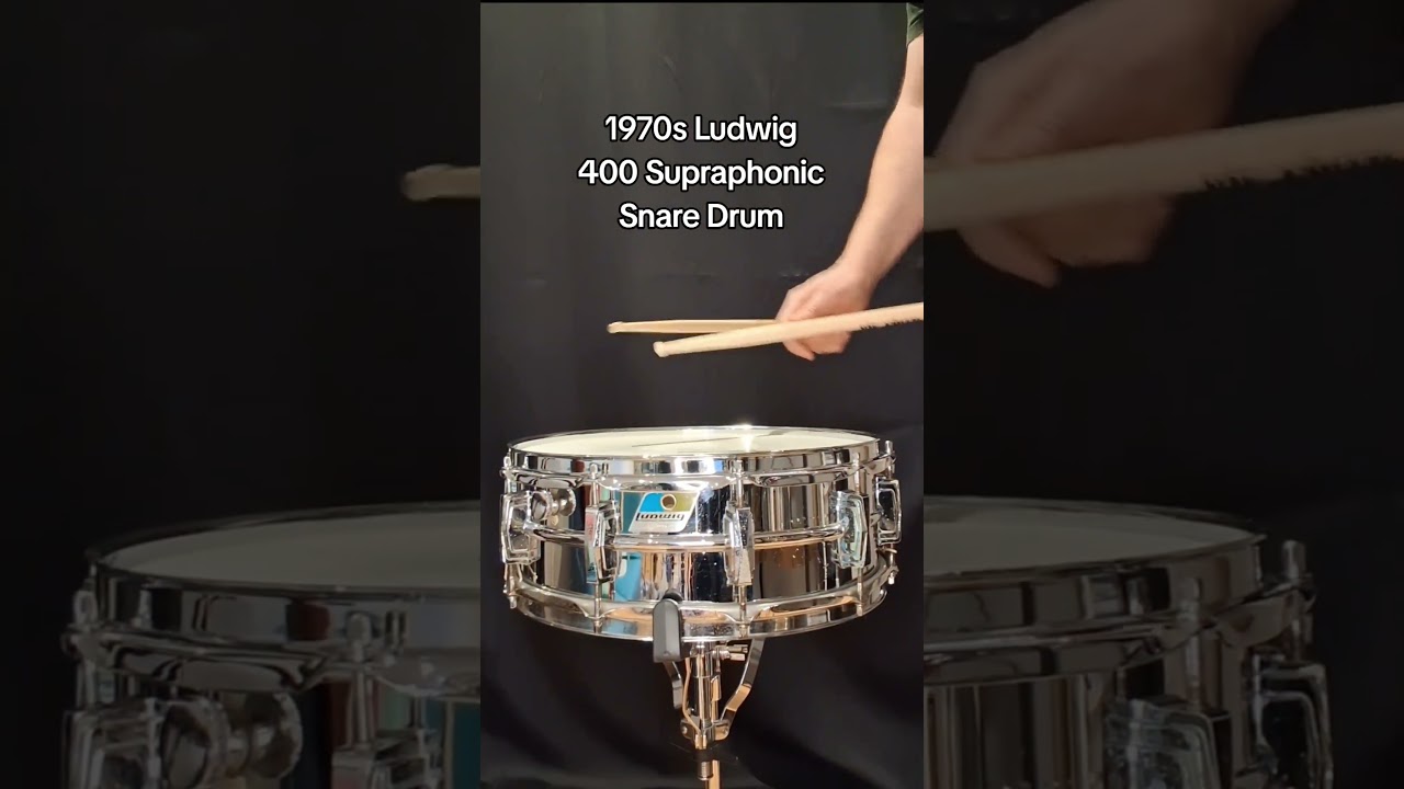 Introducing my 1970s Ludwig 400 Supraphonic Snare Drum 