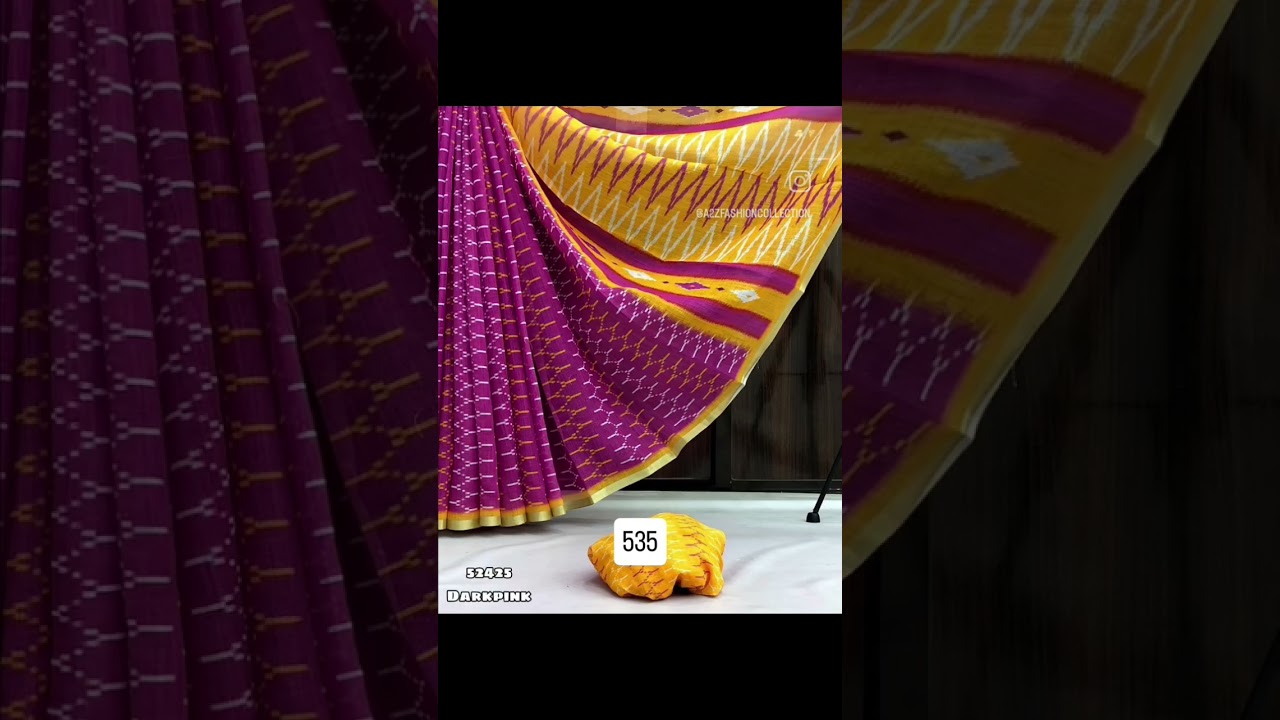 New Soft linen ikkat digital print saree with silver zari weaving border & printed pallu 