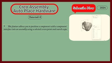 Auto Place Interface in Creo Parametric #creoassembly #creoparametric #creotutorial #cad