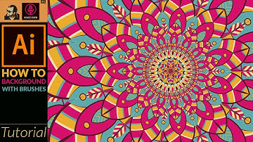 Making a Artwork with Custom Brushes in Adobe Illustrator | Tutorial